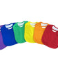 Isabeli Organic Cotton Toddler Drool Bibs 6 Pack - Rainbow