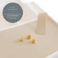 Yeah Baby Goods Placemats Compatible W/Antilop High Chair (Toasted Marshmallow) - Slip-Resistant & Food-Grade Silicone High Chai