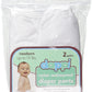 Reusable Waterproof 100% Nylon Taffeta Diaper Pants for Potty Training & Swimming, Leak-Proof & Rip-Proof, Large (Fits 26 - 31 l