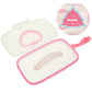 Wipes Dispenser For Travel, Portable Wipe Holder Wipes Container Refillable Diaper Wipe Case For Travel Outdoor Cars Wipes Pouch