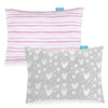 Toddler Kids Pillowcase For Sleeping 2 Pack, 100% Jersey Cotton Ultra Soft Baby Toddler Pillowcase Fit Pillow Sized 13'X 18' O