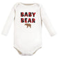 Hudson Baby Unisex Baby Cotton Long-Sleeve Bodysuits, Brown Bear 7-Pack, 6-9 Months