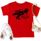 Kids Toddler Baby Girls Boys Valentine'S Day T-Shirt Short Sleeve Love Heart Dinosaur Cotton Tops(Red Rawr Dinosaur,5T