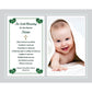 Christening Gifts Baby Keepsake For Boy Or Girl, 8X10 Inch Irish Blessing Personalized Print