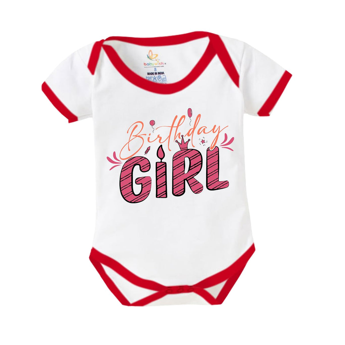 Baby Wish Monthly Birthday Milestone Romper For BoyS And BoyS Dress Happy Birthday Bodysuit Half Sleeve Romper Set For One Month