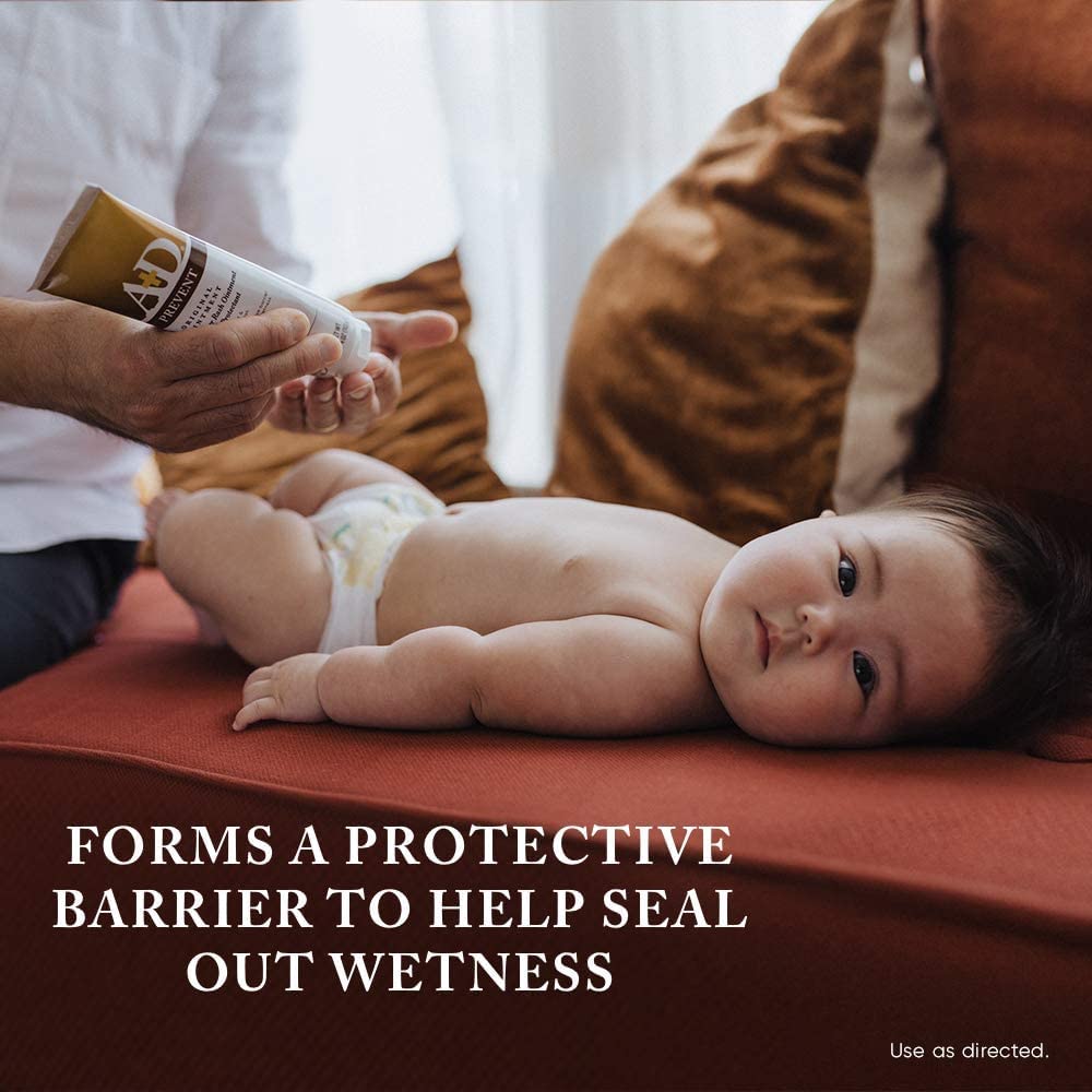 A+D Original Diaper Rash Ointment, Skin Protectant With Lanolin And Petrolatum, Seals Out Wetness, Helps Prevent Baby Diaper Ras