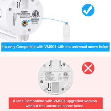 Szaoyu Baby Monitor Mount Compatible With Vtech Vm901 & Vm919Hd And Other Baby Monitor Camera With1/4 Threaded,15.7 Inches Flexi