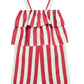A.T.U.N. (All Things Uber Nice) GirlS Cotton Above The Knee Jumpsuit (Grom Fic_RedWhite_23 Years)