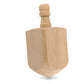 Wooden Dreidels Unfinished, Large 2-1/2 X 1 Inch, Pack Of 25 Blank Wooden Dreidels To Paint, Perfect For Hanukkah Decorations, C
