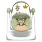 Baby Swings for Infants, Portable Baby Swing with Adaptable Speed, Music and Timer, Infant Swing for Babies 0-9 Months 6-20 lbs,