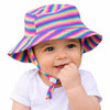 Daadun Unisex Cotton Bucket Hat (In, Age, 6  12 Months, Mulitiprint), Pink