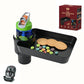 Car Seat Tray for Kids, Adjustable Base Seat Tray, Car Seat Snack Tray, Car Seat Cup Holder Tray, Seat Tray for Kids Travel, Car