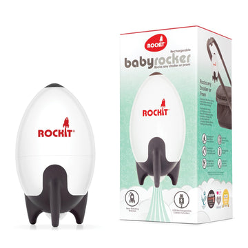 Rockit Baby Rocker USB Rechargeable - Hands-Free Portable Rocker Sleep Aid Soother Gently Rocks Stroller or Buggy - Adjustable S