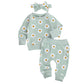 Newborn Infant Baby Girl Clothes Set Long Sleeve Sweatshirts Tops Pants Outfits Clothing Gifts 3 6 9 12 18 24 Months (Green, 6-1