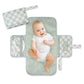 Tiny Twinkle Portable Diaper Changing Pad - Foldable Waterproof Diaper Changing Mat For Travel, Baby Changing Station With Smart