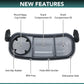 Snack Tray Fits For Uppababy Vista V3/Vista V2/Vista/Cruz/Cruz V2/ Rumbleseat/Rumbleseat V2, Updated Snack Tray With Two Snack C