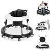 TreeCute Baby Walker Foldable with 9 Adjustable Heights, Baby Walker with Wheels Portable, Infant Toddler Walker for Baby Boy Gi