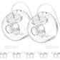 2 Pack CaraCups Wearable Milk Collection Sets and 10pcs Flange Inserts 13/15/17/19/21 * 2pc for Spectra S1 S2 9 Plus and SG, Fit