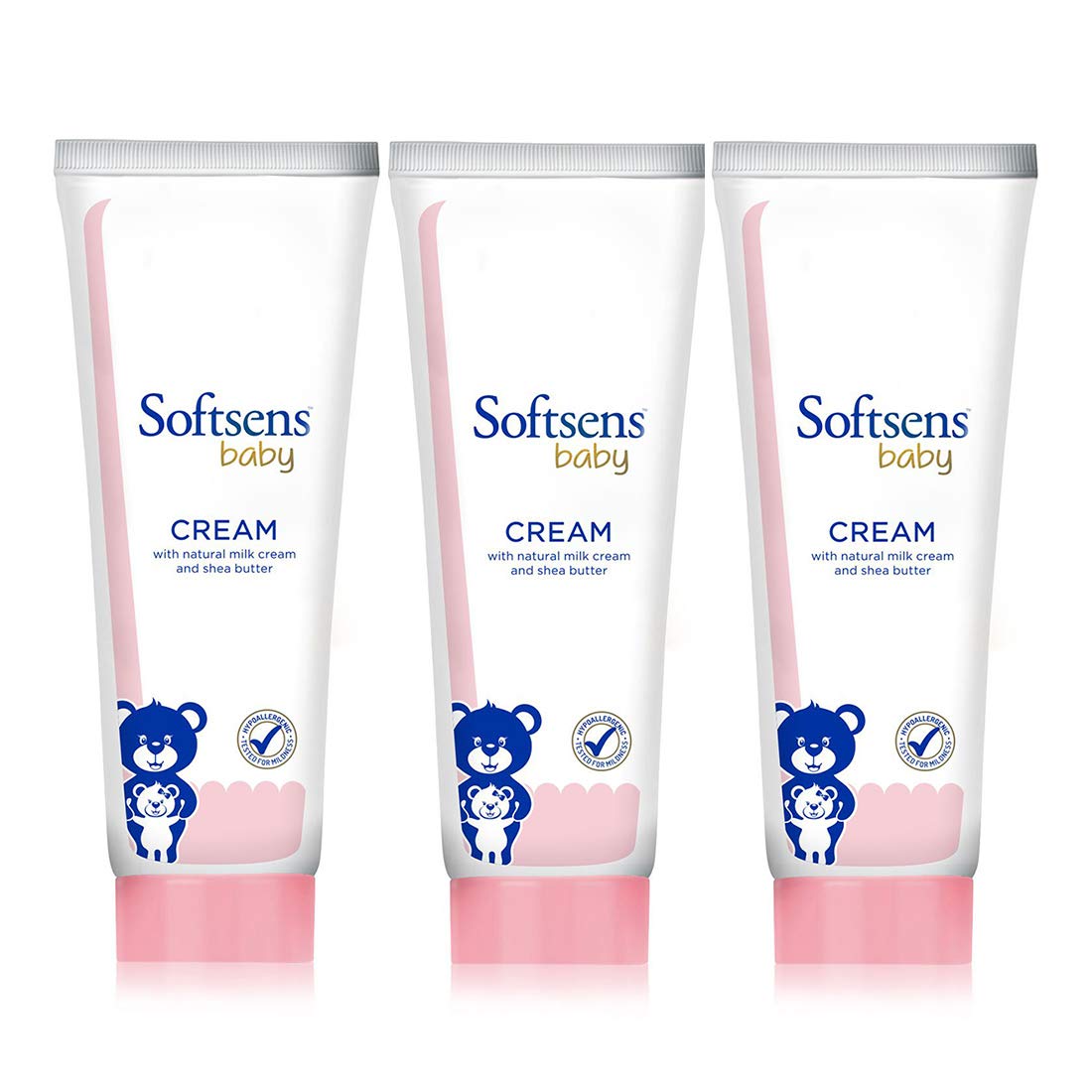 Softsens Baby Rich Moisturising Cream | Enriched With Natural Milk Cream And Shea Butter | Dermatalogically Tested, Hypoallergen