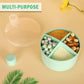Accmor Formula Dispenser On The Go, Non-Spill Rotating Four-Compartment Formula Container To Go, Milk Powder Snack Storage Conta