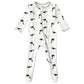 Orca Footie For Baby - 95% Viscose From Bamboo, 5% Spandex - Soft Newborn Sleepwear, Baby Pajamas, Unisex Baby Clothes, Zipper R