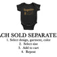 Threadrock Taquito | Baby Son Or Daughter Infant Bodysuit | 6 Months, Black