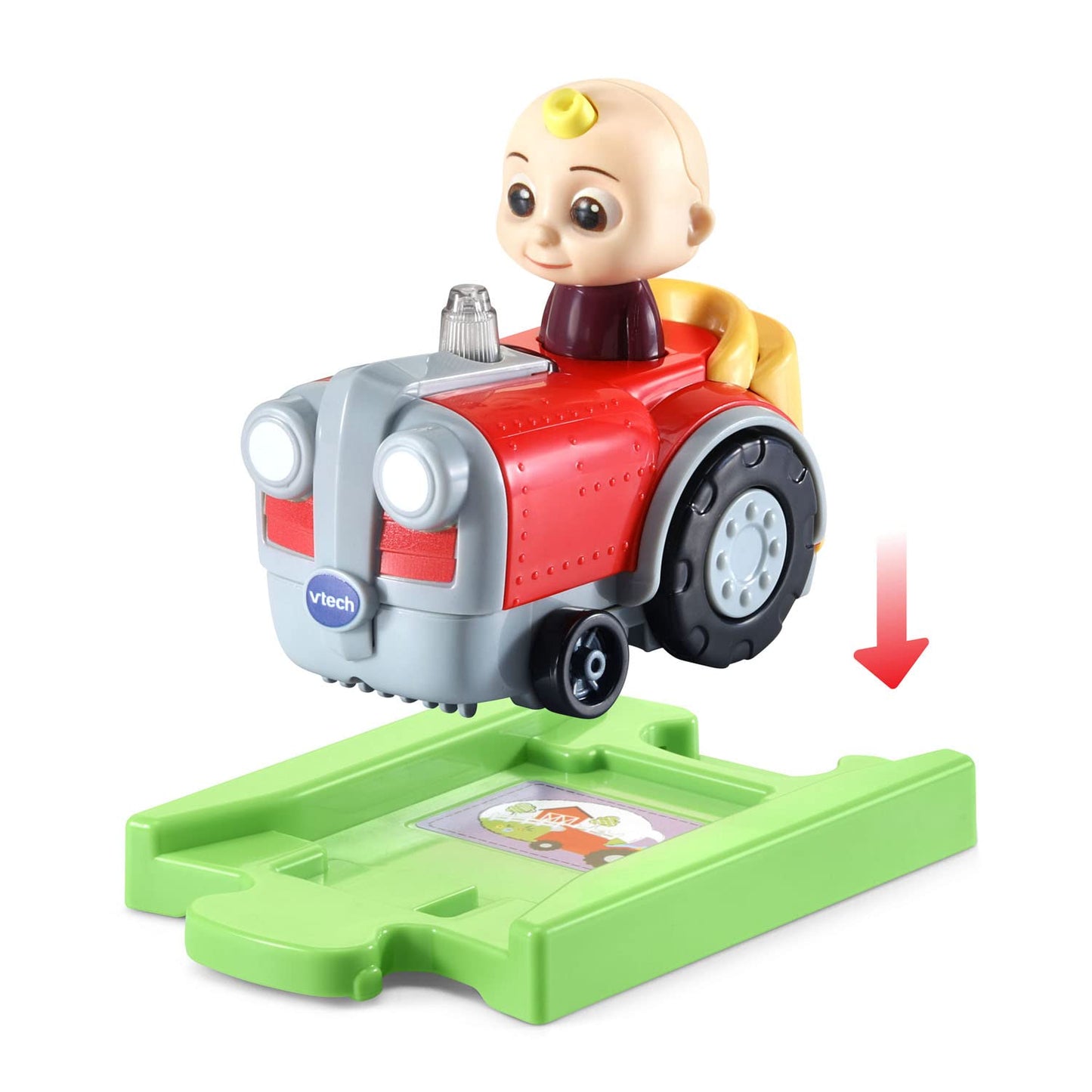 VTech CoComelon Go! Go! Smart Wheels JJs Tractor and Track