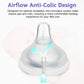 Silicone Bottle Nipples Compatible With Lansinoh Bottles, 4 Pack Replacement Bottle Nipple, Leak-Proof, Bpa-Free, Anti-Colic, Si