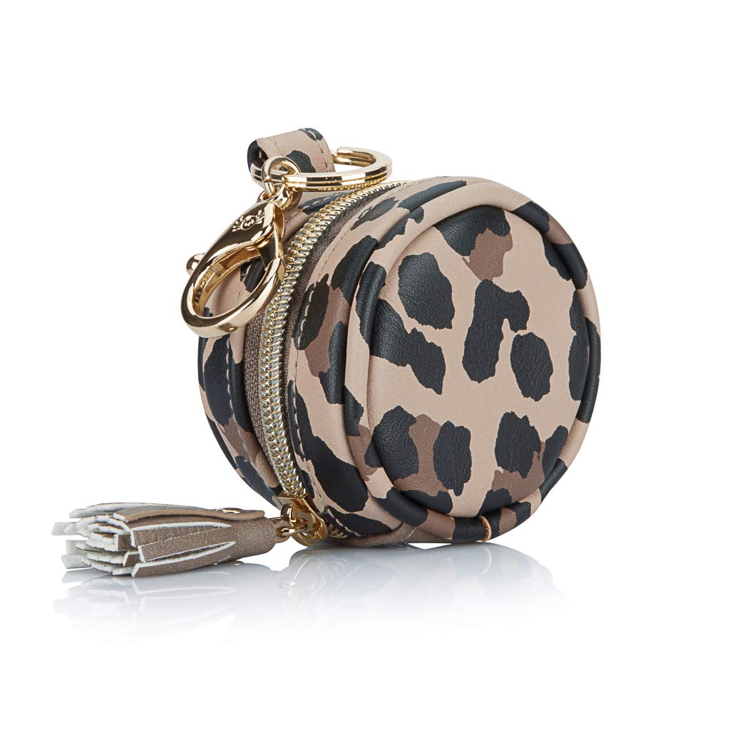 Itzy Ritzy Pacifier Holder Case With Clip - Pacifier Case Includes Clasp To Easily Attach To A Diaper Bag Or Purse, Measures 2.5