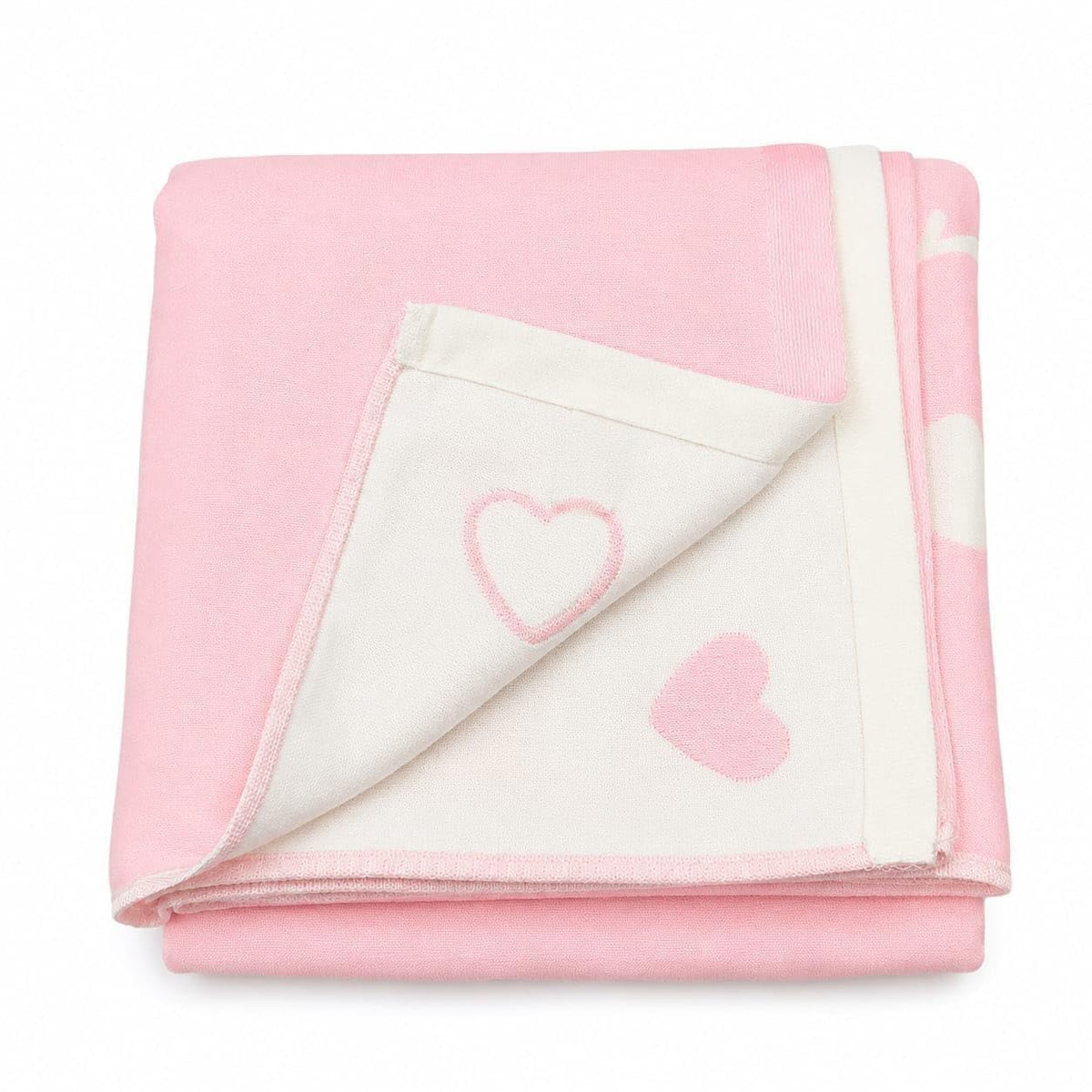 Babyholic 6 Layer Muslin Baby Blanket, Soft Breathable Cotton Swaddle Wrap for Newborn Baby Girls, Pink