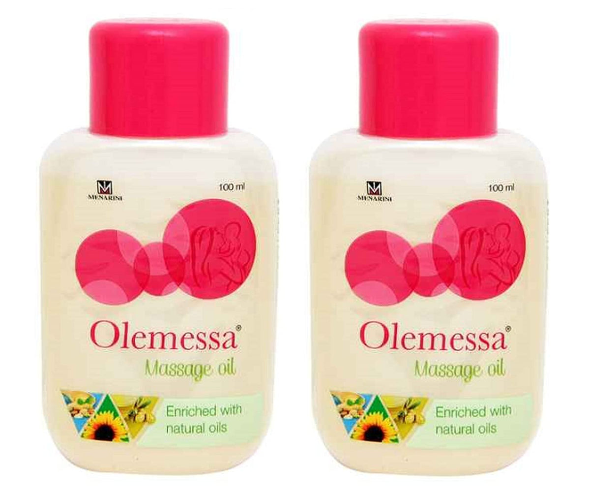 Menarini Olemessa Baby Massage Oil 200Ml Pack Of 2