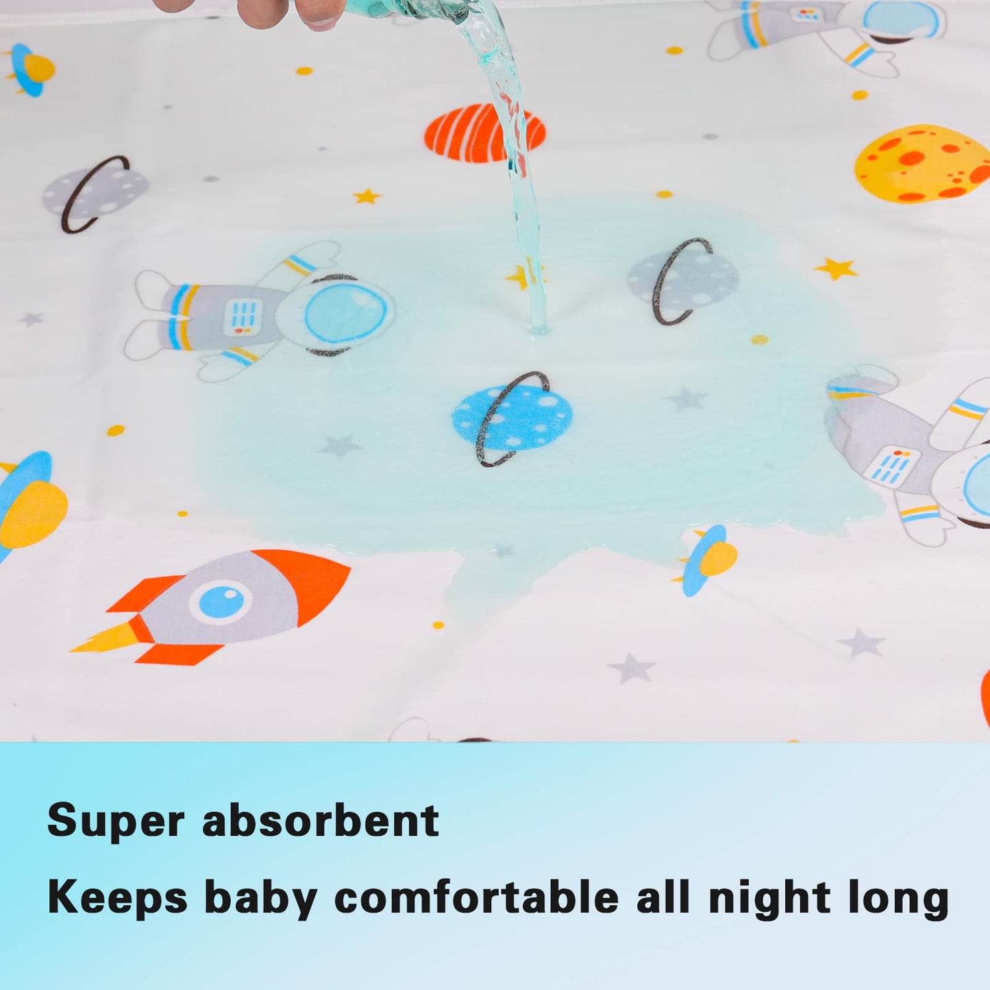Baby Changing Pad Changing Table Pads Waterproof Large Size 37.5X27.5 Inch Portable Diaper Changing Mat Liners Reusable Washable