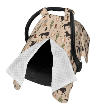 Mcewoel Western Car Seat Cover For Baby In Winter Summer, Nursing Cover For Mom, Western Stuff For Baby Boys Girls