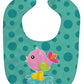 Carolines Treasures Baby Bib, Bird in Rainboots and Puddle, Large