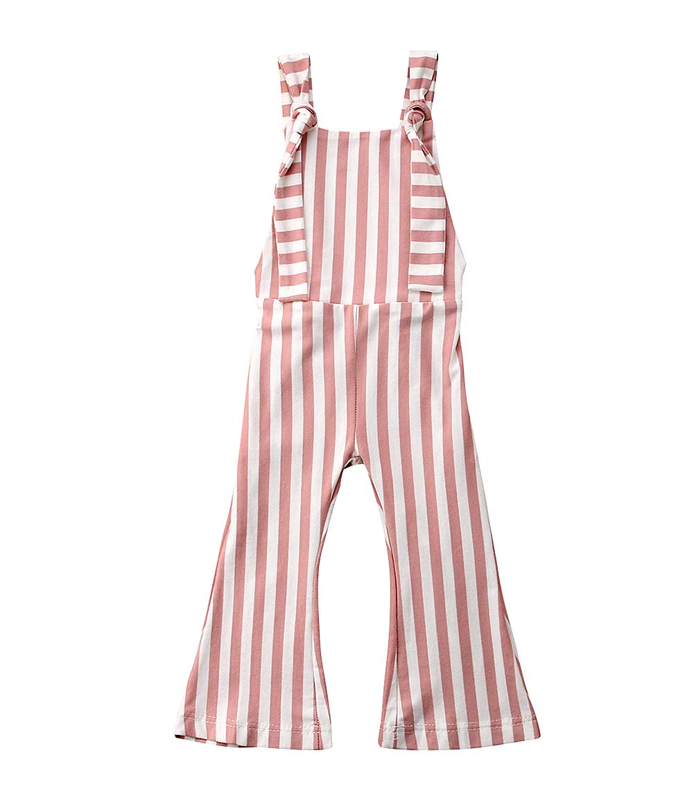 Zaxarra Toddler Baby Girl Stripes Bell-Bottom Jumpsuit Romper Overalls – Cutebab WBBAPB07D6MKKKT