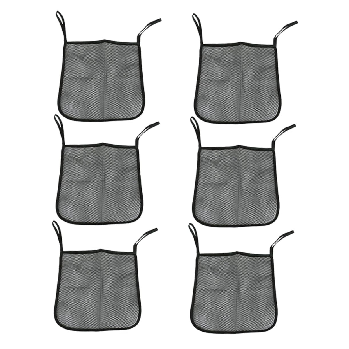Abaodam 6pcs Stroller Storage Bag Multifunctional Organizer for Supplies Bath Toy Holder Mesh Design for Easy Access Compatible