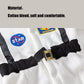 Baby Astronaut Costumes, Unisex Toddler Space Suit, Halloween Dress Up Romper Pilot Costume(White,2-3 Years Old)
