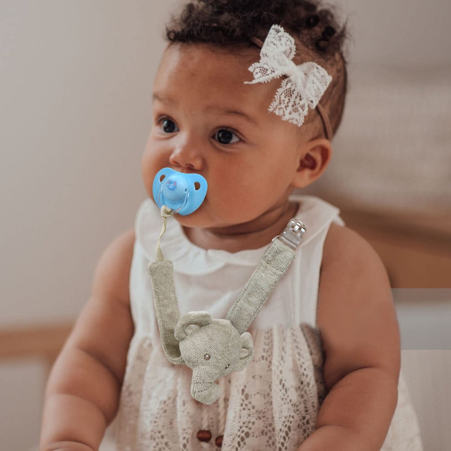Cottonbebe Pacifier Clip, 2 Pack Baby Pacifier Holder For Boys And Girls Fits Many Pacifiers & Baby Teething Toys, Ideal Baby Gi