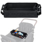 Stroller Snack Tray Compatible with Wonderfold Wagon - Upgraded with Extra Thick Base, Waterproof Faux Leather Sides & Side Mesh