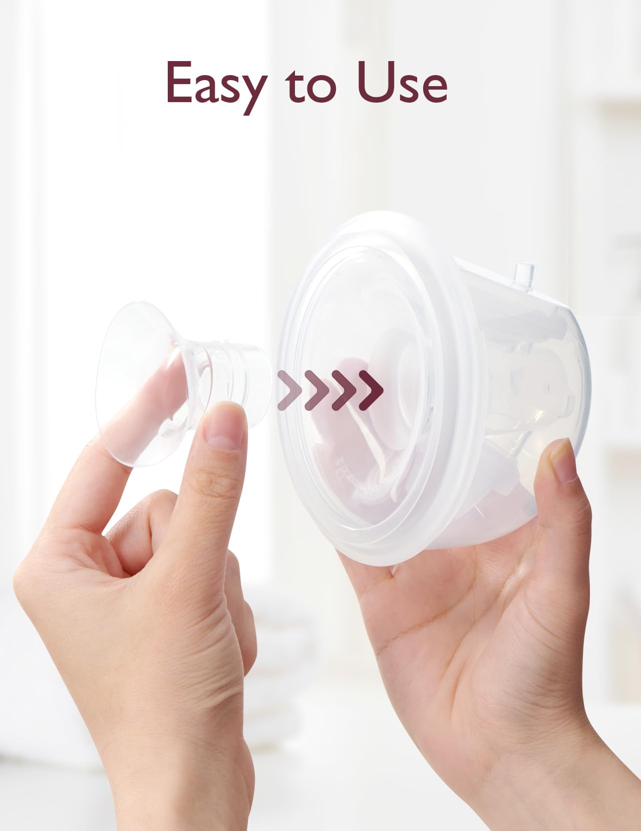 Momcozy Flange Insert 21Mm Compatible With 24Mm Flange/Shield Of Most Pumps, Insert For Breast Pump Replacement Accessories, 4Pc