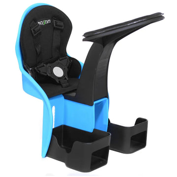 Kazam Kangaroo Classic Front Mount Bicycle Child Seat, Light Blue, Universal