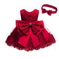 Baby Girls Red Dresses For Girls 6 Months Dresses For Toddlers Sleeveless Party Wedding Red Dresses For Girl Formal Tutu Lace Dr