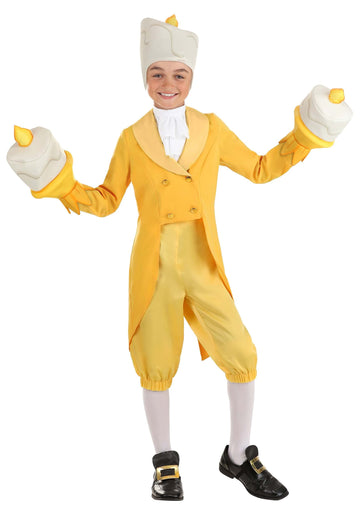 Fun Costumes Kids Beauty And The Beast Lumiere Costume Large