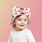 Qfv Baby Girl Bows Newborn Headband Valentines Infant Big Bows For Birthday/Baby Shower/Photography/Baby Gifts (Red & Love)