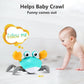 control future Crawling Crab Baby Toy - Infant Tummy Time Toys 3 4 5 6 7 8 9 10 11 12 Babies Boy 3-6 6-12 Learning Crawl 9-12 12