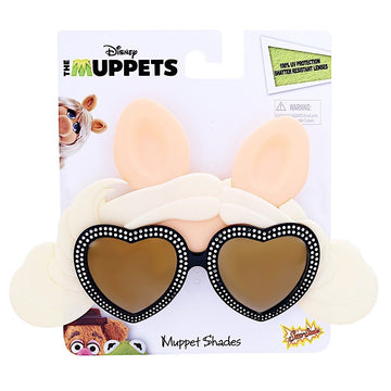Sun-Staches Muppets Official Miss Piggy Sunglasses , Dazzling Costume Accessory , Uv400 , One Size Fits Most