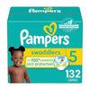 Pampers Baby Diapers - Swaddlers - Size 5, 132 Count, Ultra Absorbent Disposable Infant Diaper