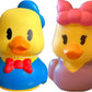 Just Play Rubber Ducks Collection, Donald The Duck and Daisy, 3 Bath Toys