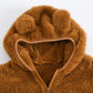 Jeskids Toddler Girls Boys Fleece Hoody Jacket Zip Up Teddy Coat Warm Winter Outwear