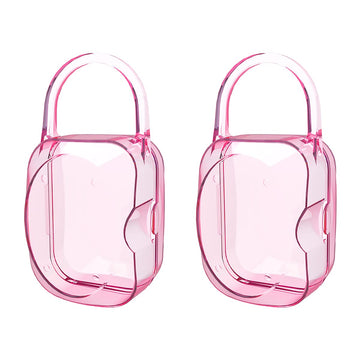 Laneyli Pacifier Case Pacifier Holder Binky Holder Case Pacifier Box For Diaper Bag Home Travel Outdoor Activities 2 Pack Blue